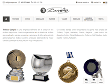 Tablet Screenshot of campio.es